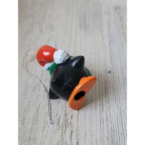 Topps 2001 penguin scarf Santa hat ornament Xmas - Picture 5 of 5